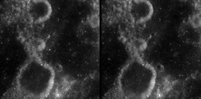 Un crater masiv a apărut pe Lună: impactul a fost detectat de o sondă NASA