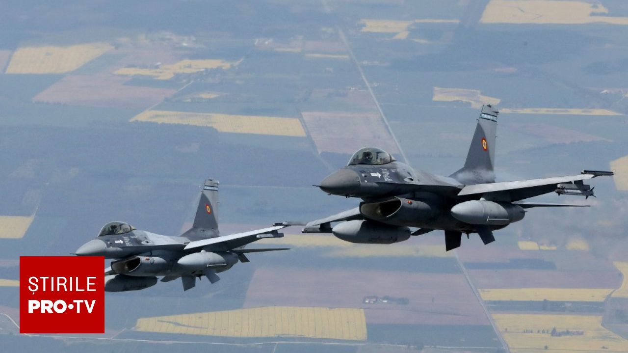 O dronă a pătruns în spațiul aerian al României, în zona Tulcea. Avioane F-16 au fost ridicate de la sol
