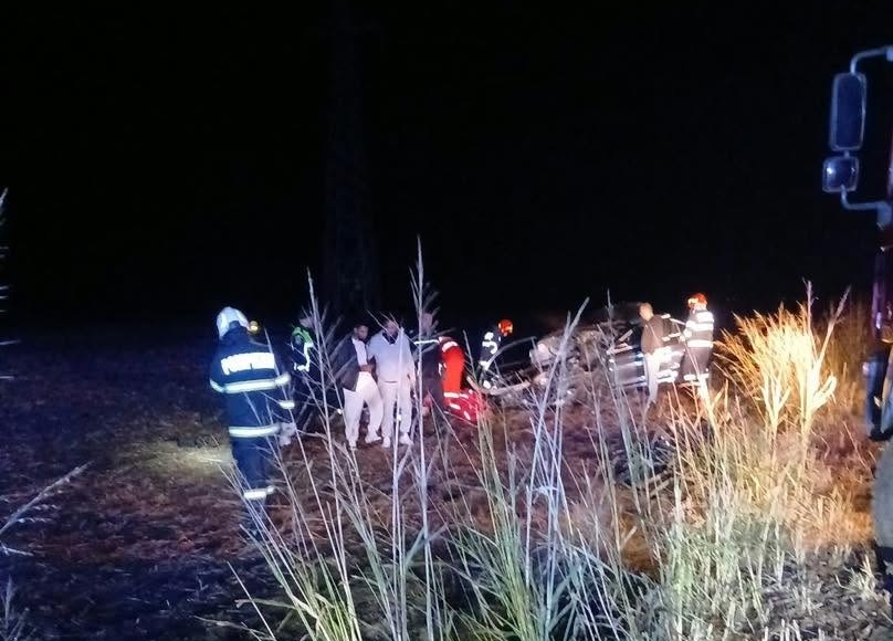 Accident violent între un tractor și un autoturism la limita dintre județele Giurgiu și Teleorman: un mort și doi răniți