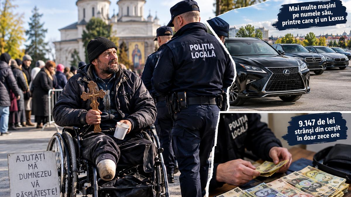 Un bărbat din Huși a strâns peste 9.000 de lei prin cerșit în timpul pelerinajului de la Iași