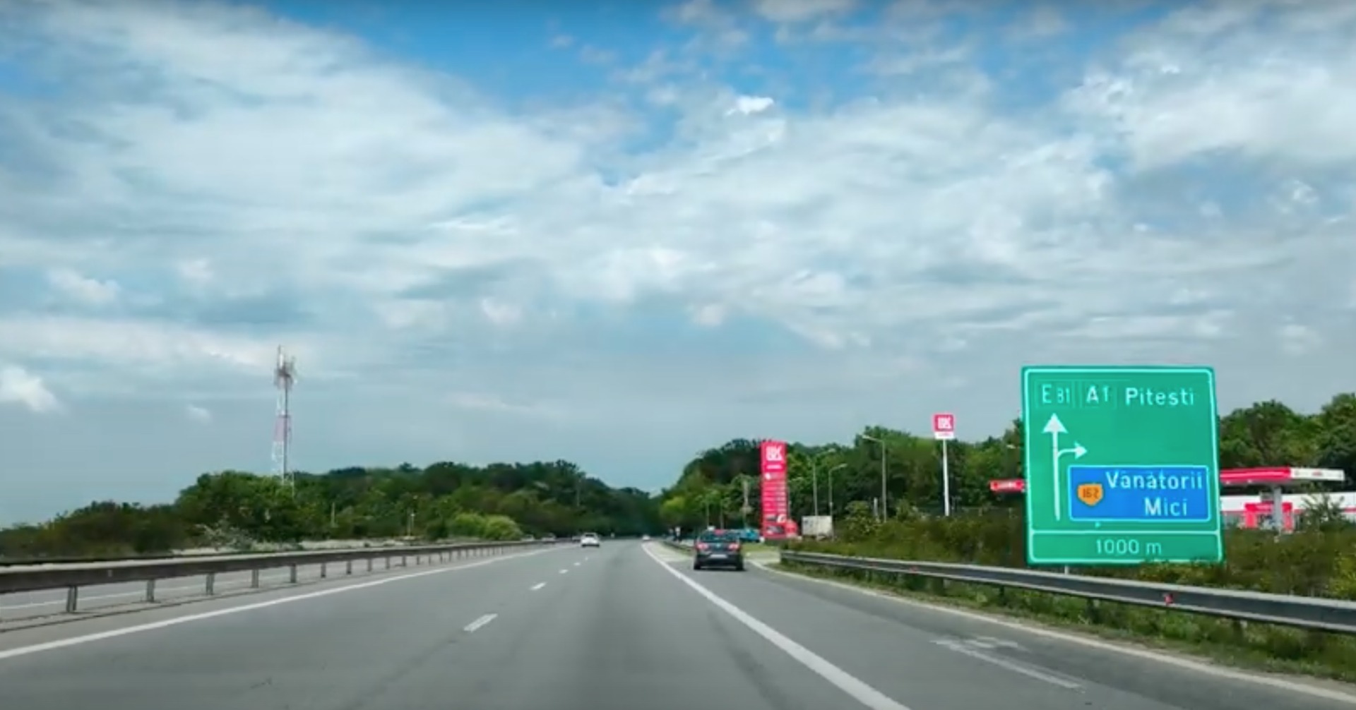 Extinderea autostrăzii A1 București–Pitești: trei benzi de circulație, dar fără bandă de urgență continuă