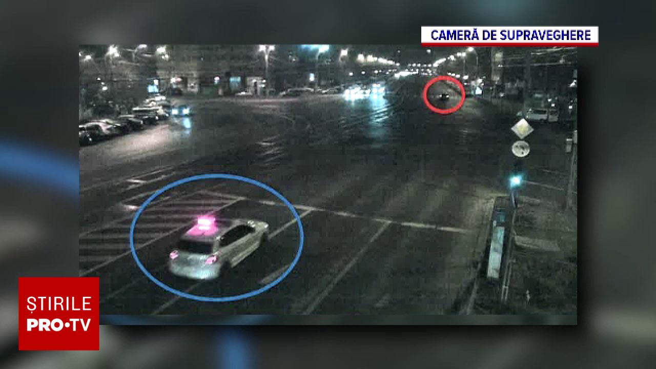 Sentință dură pentru șoferul care a lovit mașina poliției în Capitală după o cursă nebună
