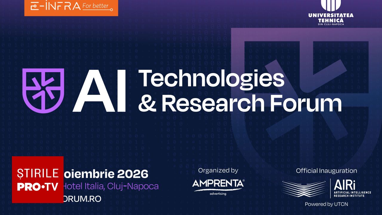 AI Technologies & Research Forum 2026: experți și lideri tehnologici se reunesc la Cluj-Napoca