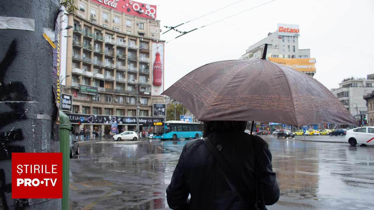 Avertizare meteo pentru întreaga țară: ploi, descărcări electrice și grindină în perioada 23-24 octombrie