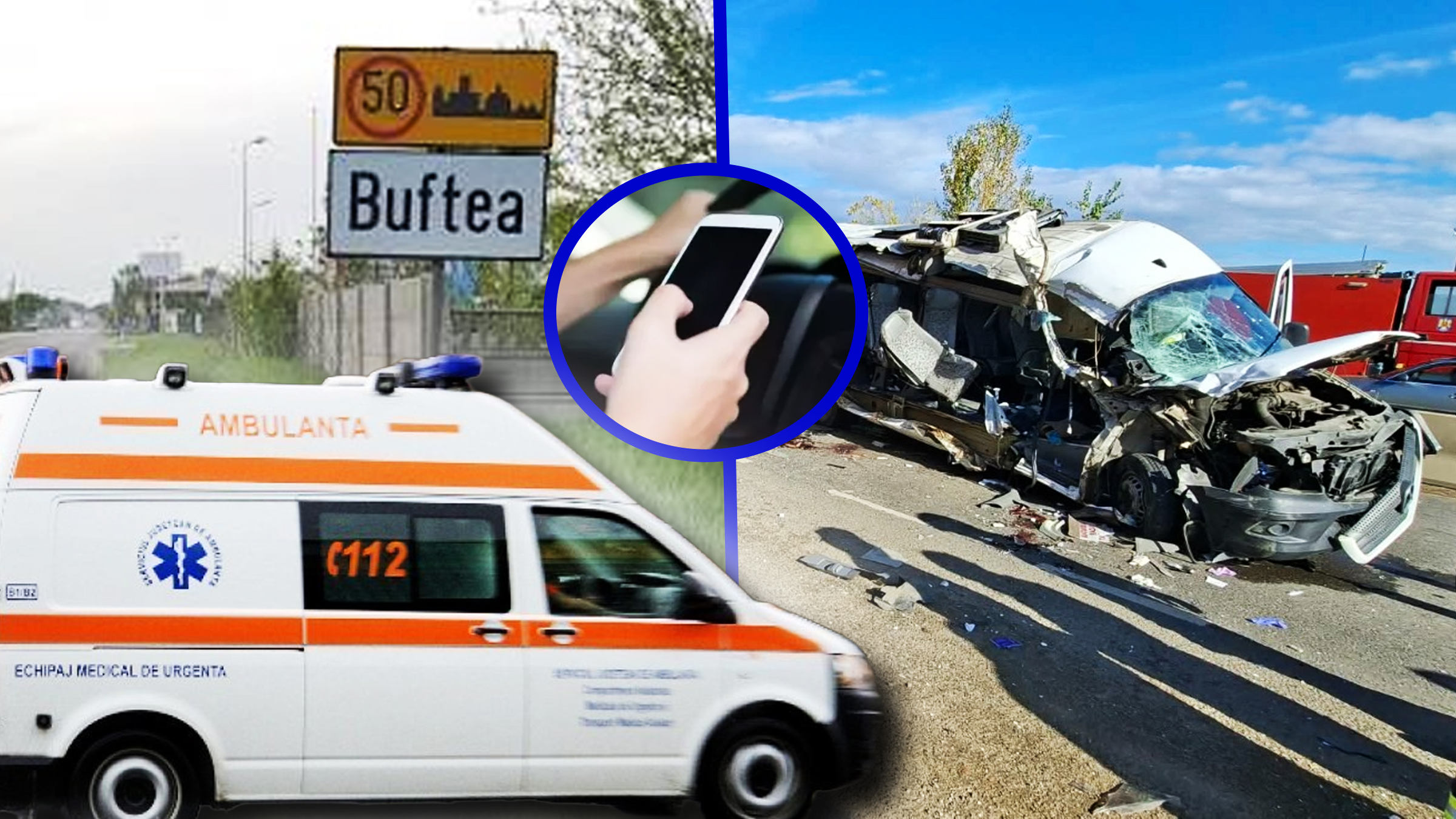 Tragedia de la Buftea: Pasagerii au declarat că șoferul folosea telefonul înainte de impact