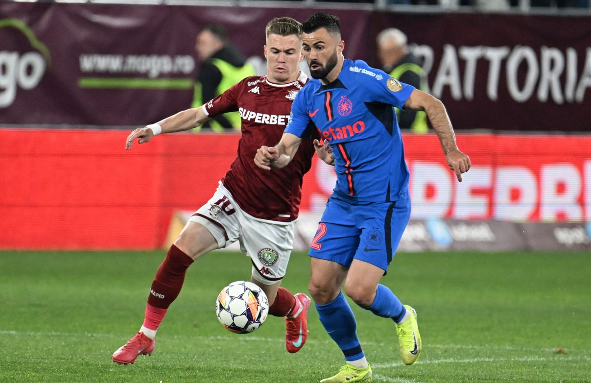 Rapid a învins FCSB cu scorul de 1-0 în etapa a 13-a a Superligii