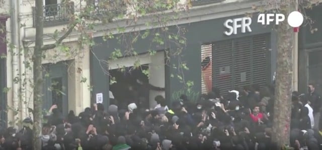 Violențe și arestări masive în Franța, Belgia și Albania în urma protestelor de amploare