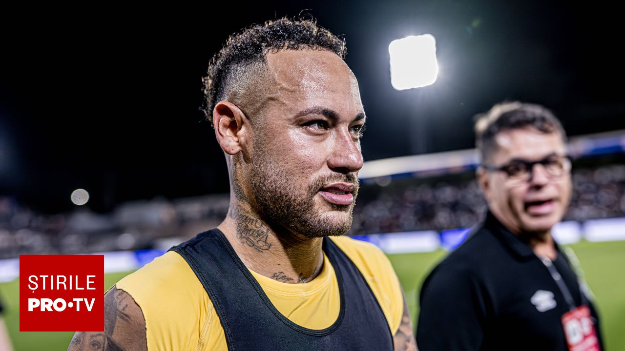 Neymar a fost eliminat din cauza unui gest neobișnuit în timpul meciului Santos - Bahia