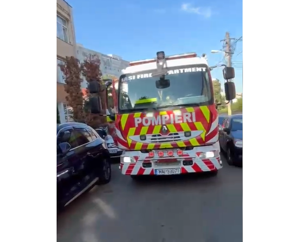 Intervenție a echipei CBRN la o școală din Iași după descoperirea unui recipient etichetat SO2