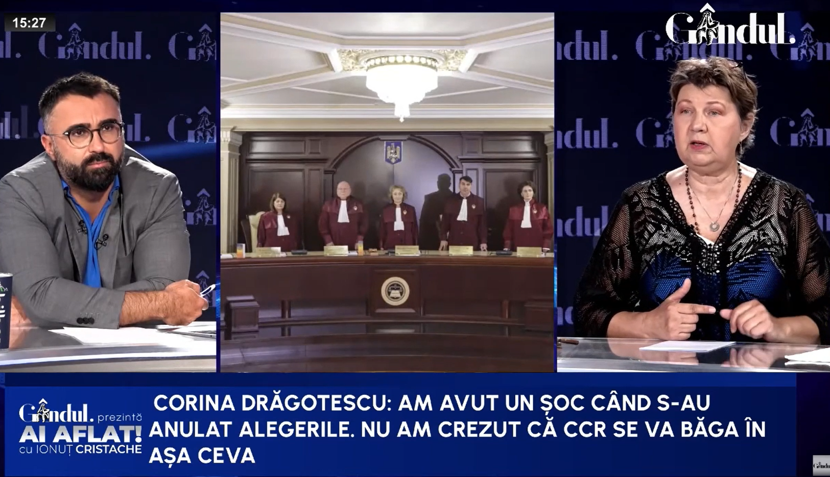 Corina Drăgotescu: Decizia Curții Constituționale de anulare a alegerilor a fost un șoc pentru societate