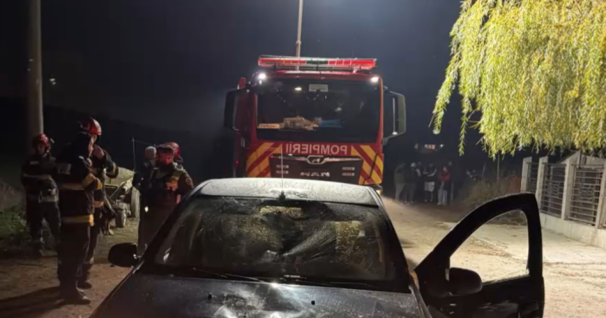 Un bărbat a fost reținut în Argeș după ce a lovit un pompier cu o cărămidă în timpul unei intervenții