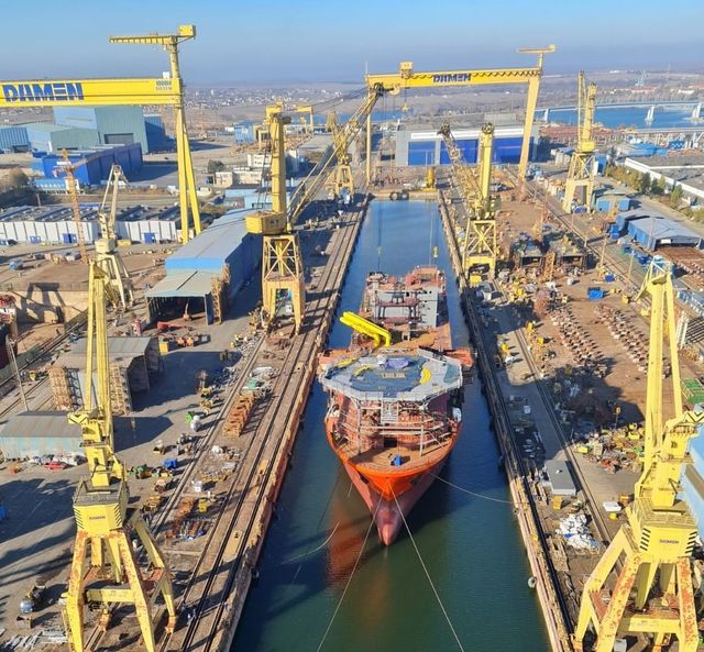 Damen Holding BV contestă în instanță modificarea procedurii de vânzare a șantierului naval din Mangalia