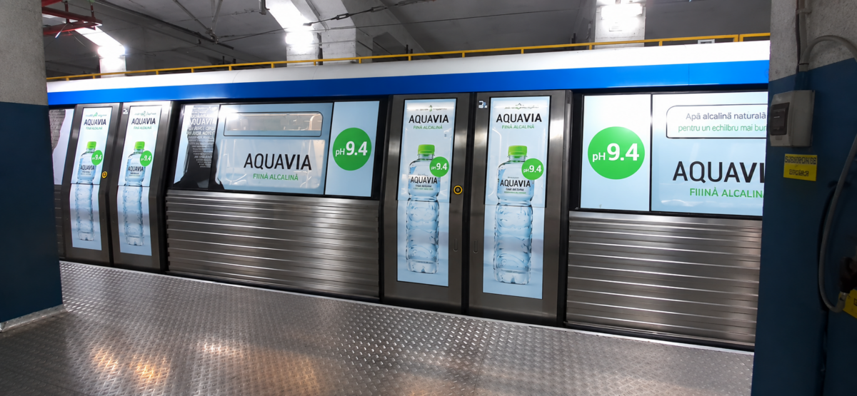 Metroul din București devine spațiu strategic pentru publicitate: peste 700.000 de utilizatori zilnici