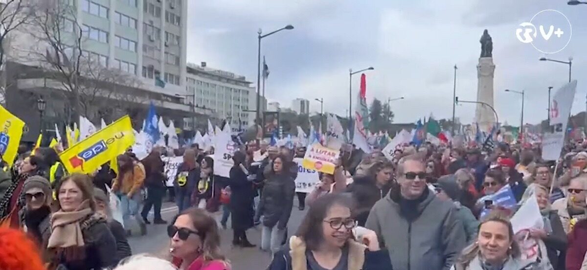 Mii de persoane au protestat în Lisabona pentru dreptul la locuire și împotriva noilor reglementări privind chiriile