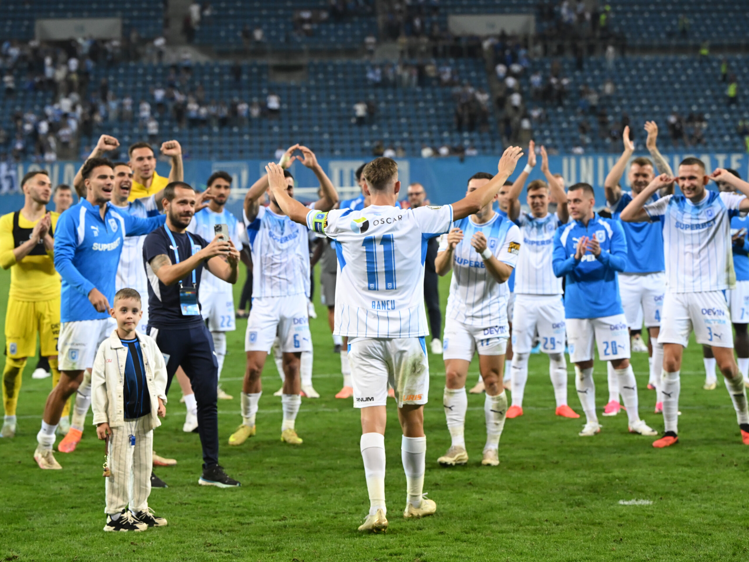 Universitatea Craiova este considerată favorită pentru faza de eliminare în Conference League