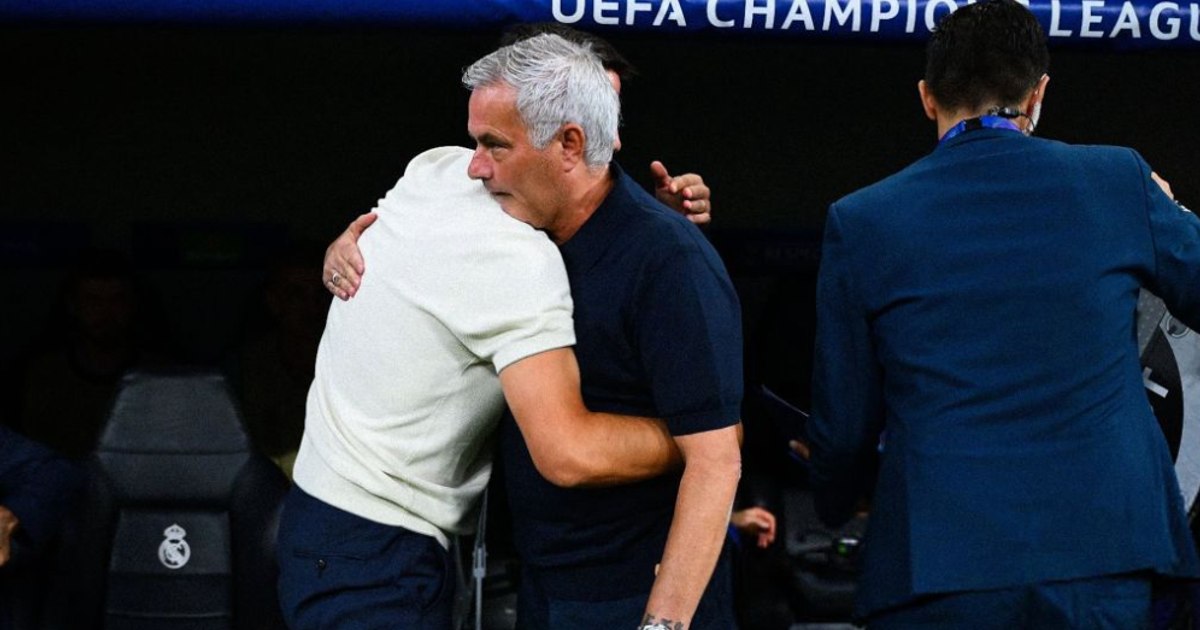 Revedere emoționantă între Cristi Chivu și Jose Mourinho după duelul Real Madrid - Inter Milano