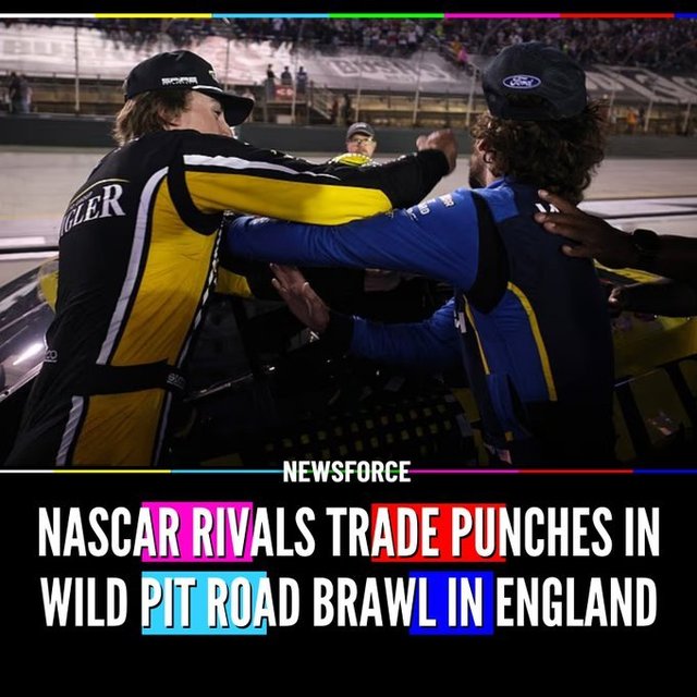Altercație fizică între piloții Ryan Blaney și Carson Hocevar după cursa NASCAR de la Bristol