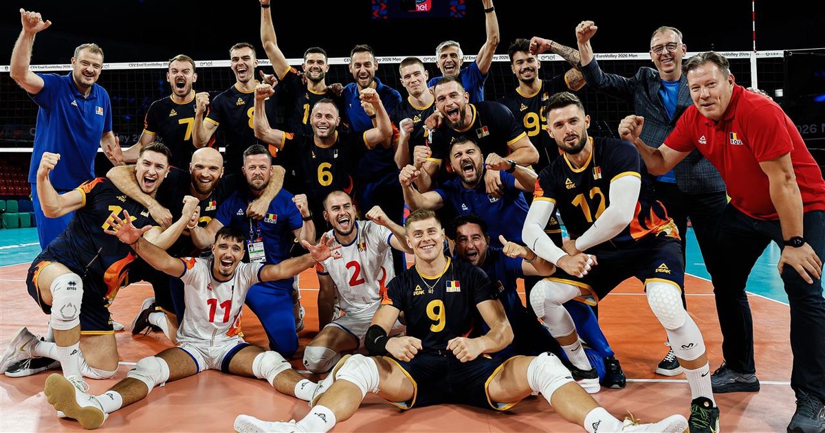 Volei: Echipa națională a României a învins campioana olimpică Franța și s-a calificat în sferturile de finală