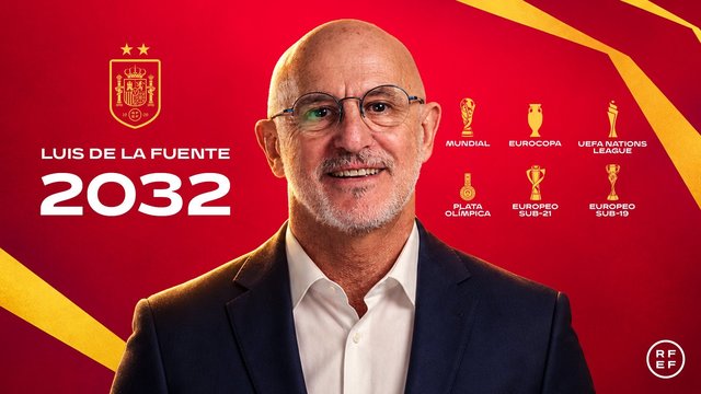 Luis de la Fuente își prelungește contractul cu echipa națională a Spaniei până în anul 2032