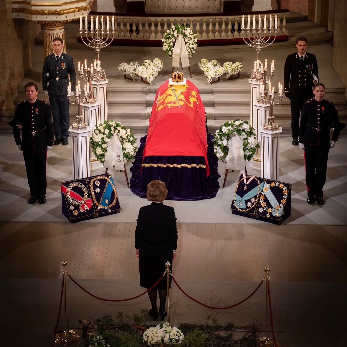 Norvegia își ia rămas bun de la regele Harald al V-lea în cadrul unei ceremonii oficiale la Oslo