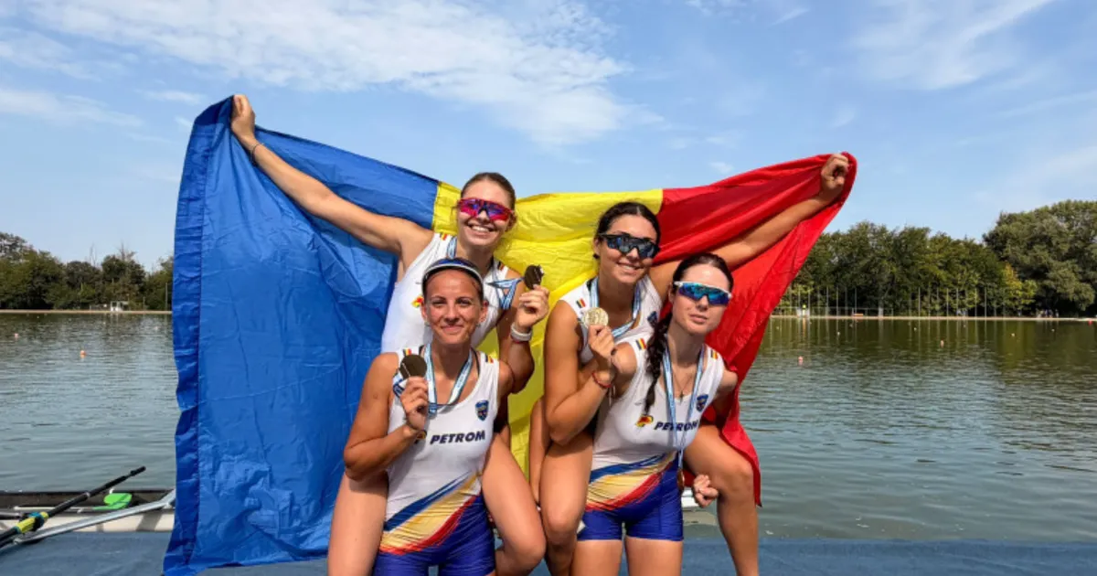 România obține opt medalii la Campionatele Balcanice de Canotaj: patru de aur și una de argint