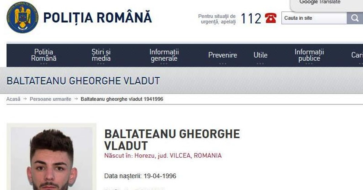 Suspectul pentru uciderea tinerei găsite în valiză pe râul Olt a fost dat în urmărire
