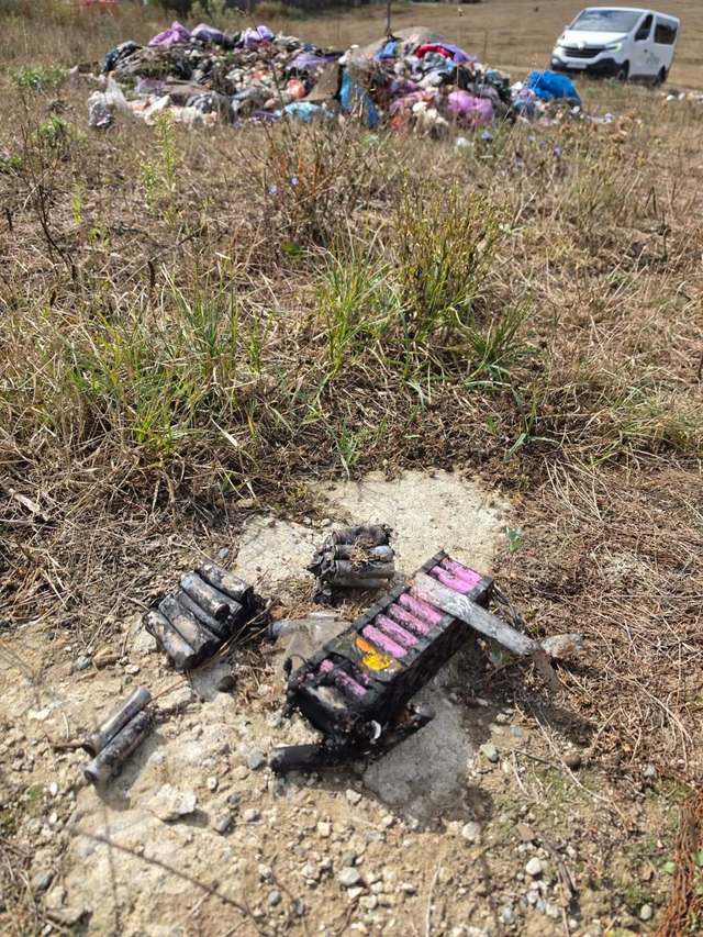 Incendiu într-un autospecială de salubrizare din Sibiu cauzat de o baterie de trotinetă