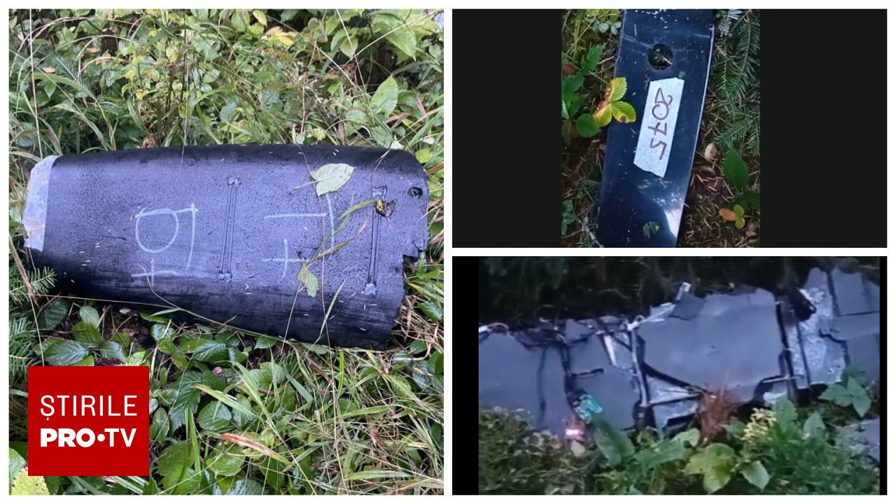 O dronă a pătruns în spațiul aerian al României și s-a prăbușit în județul Suceava