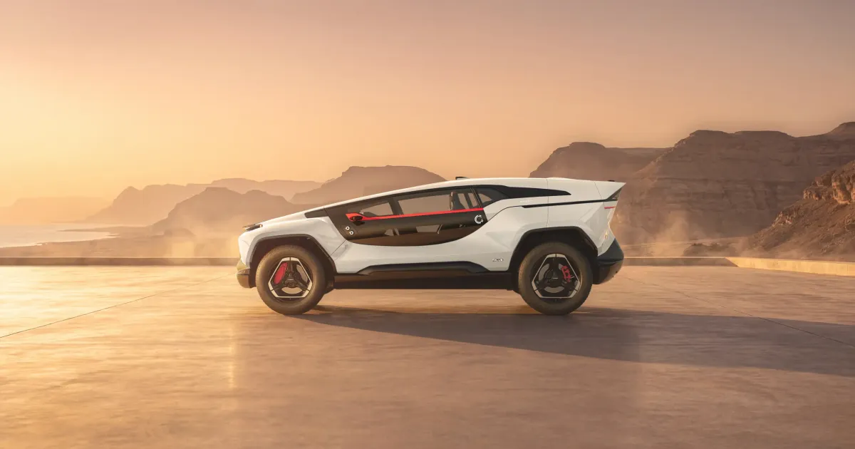 Arabia Saudită lansează primele mașini electrice fabricate local: modelele Exobot au 1.100 de cai putere