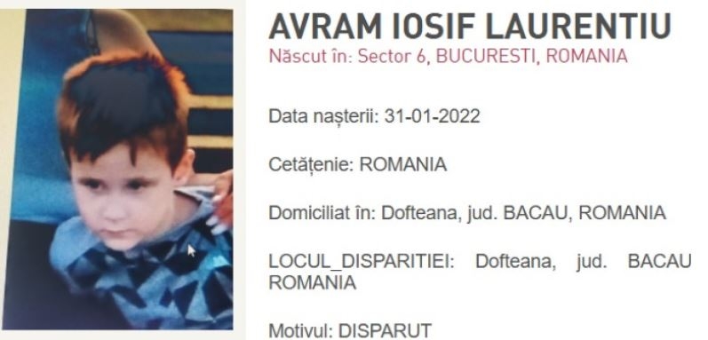 Tragedie în Bacău: Copilul de patru ani dispărut din Dofteana a fost găsit mort în albia râului Trotuș