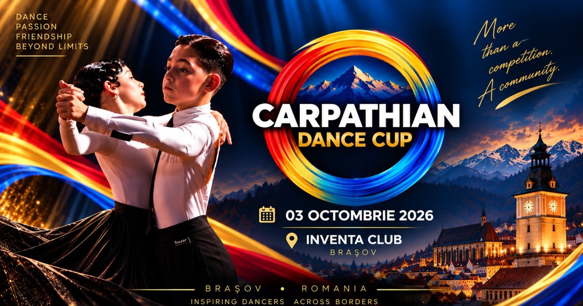 Brașovul găzduiește două competiții majore de dans: Carpathian Dance Cup și Campionatul Național de Salsa