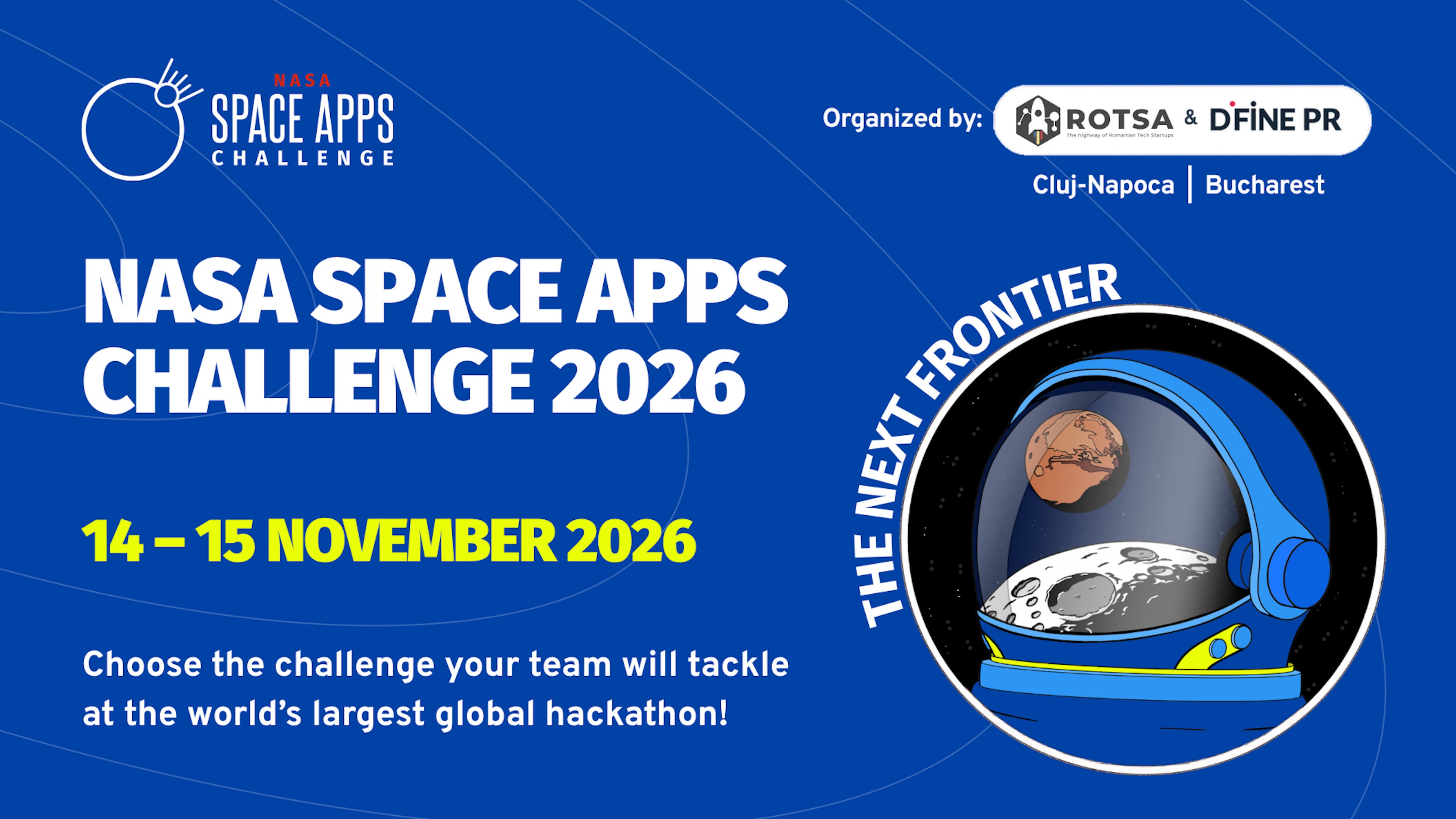 NASA Space Apps Challenge 2026: Au fost anunțate provocările pentru hackathonul global de știință