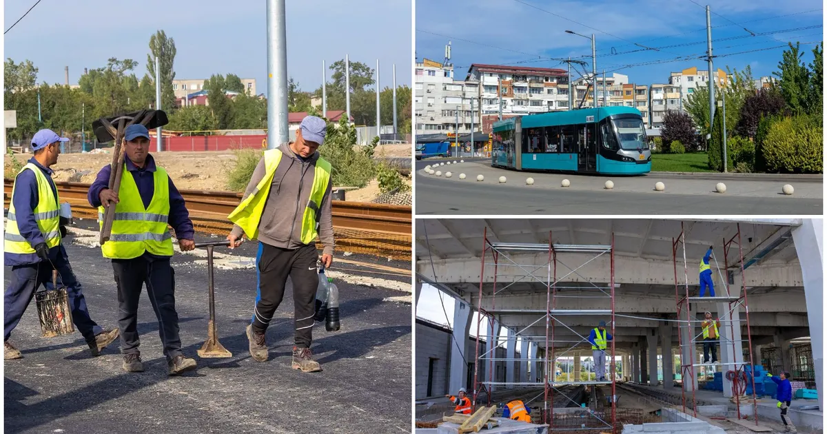 Cel mai mare depou de tramvaie din Galați este modernizat printr-un proiect de 63 de milioane de euro