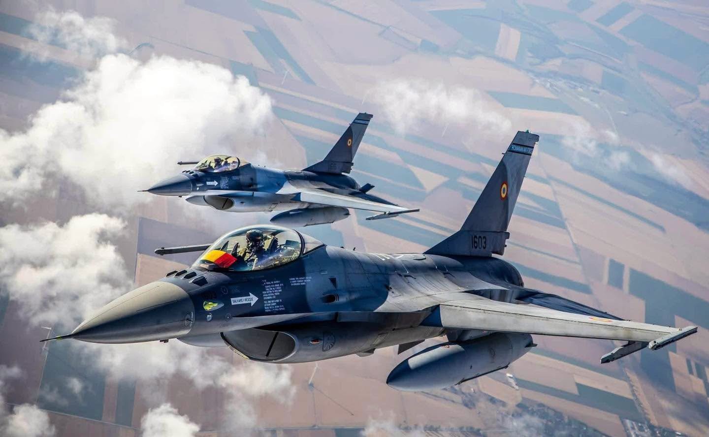 Alertă aeriană în Tulcea: Avioane F-16 ridicate de la sol după detectarea unor ținte în apropierea graniței