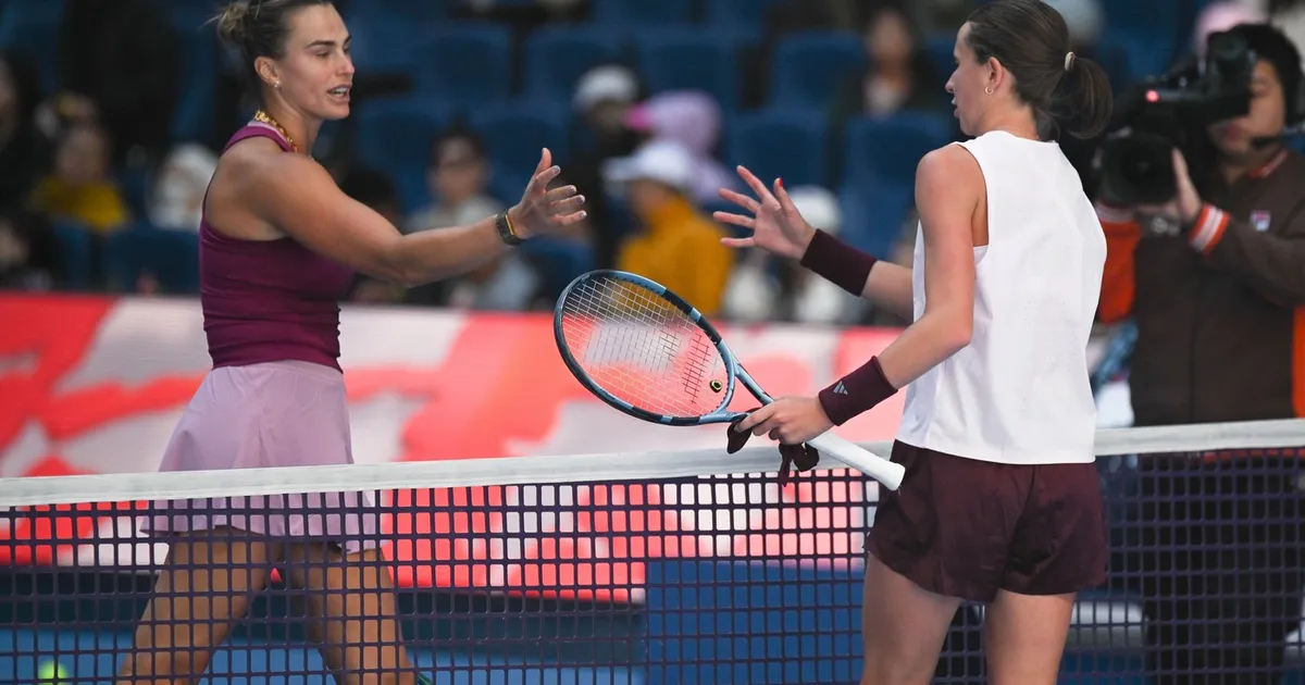 Aryna Sabalenka a fost eliminată de la China Open de către Nikola Bartunkova