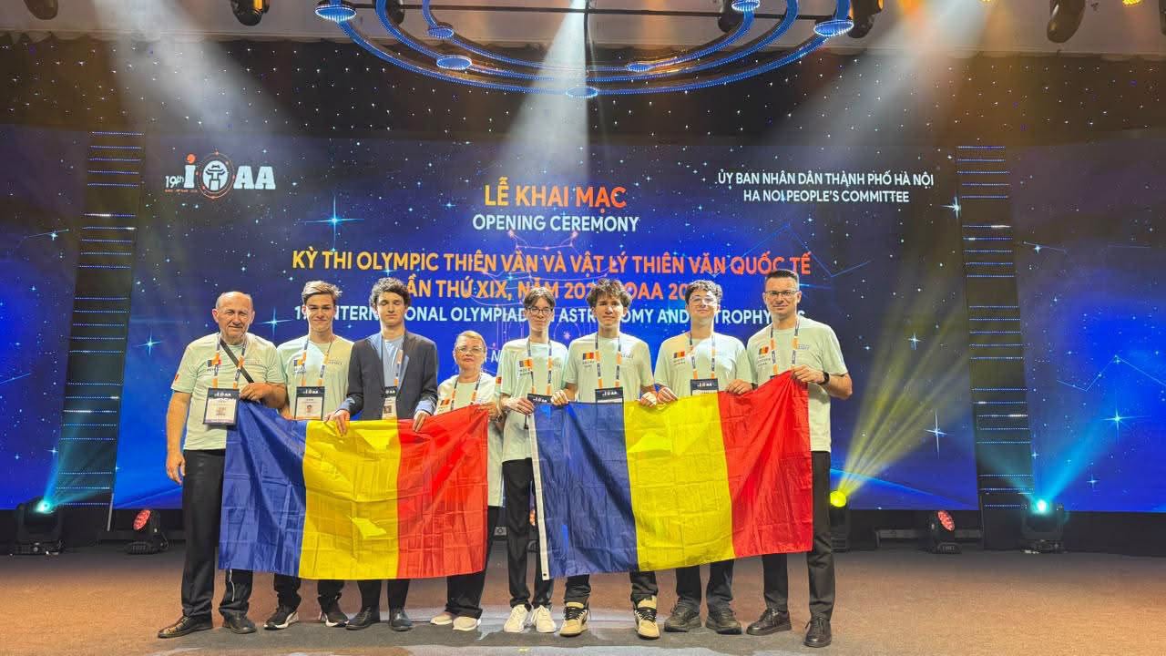 România obține cinci medalii la Olimpiada Internațională de Astronomie și Astrofizică din Vietnam