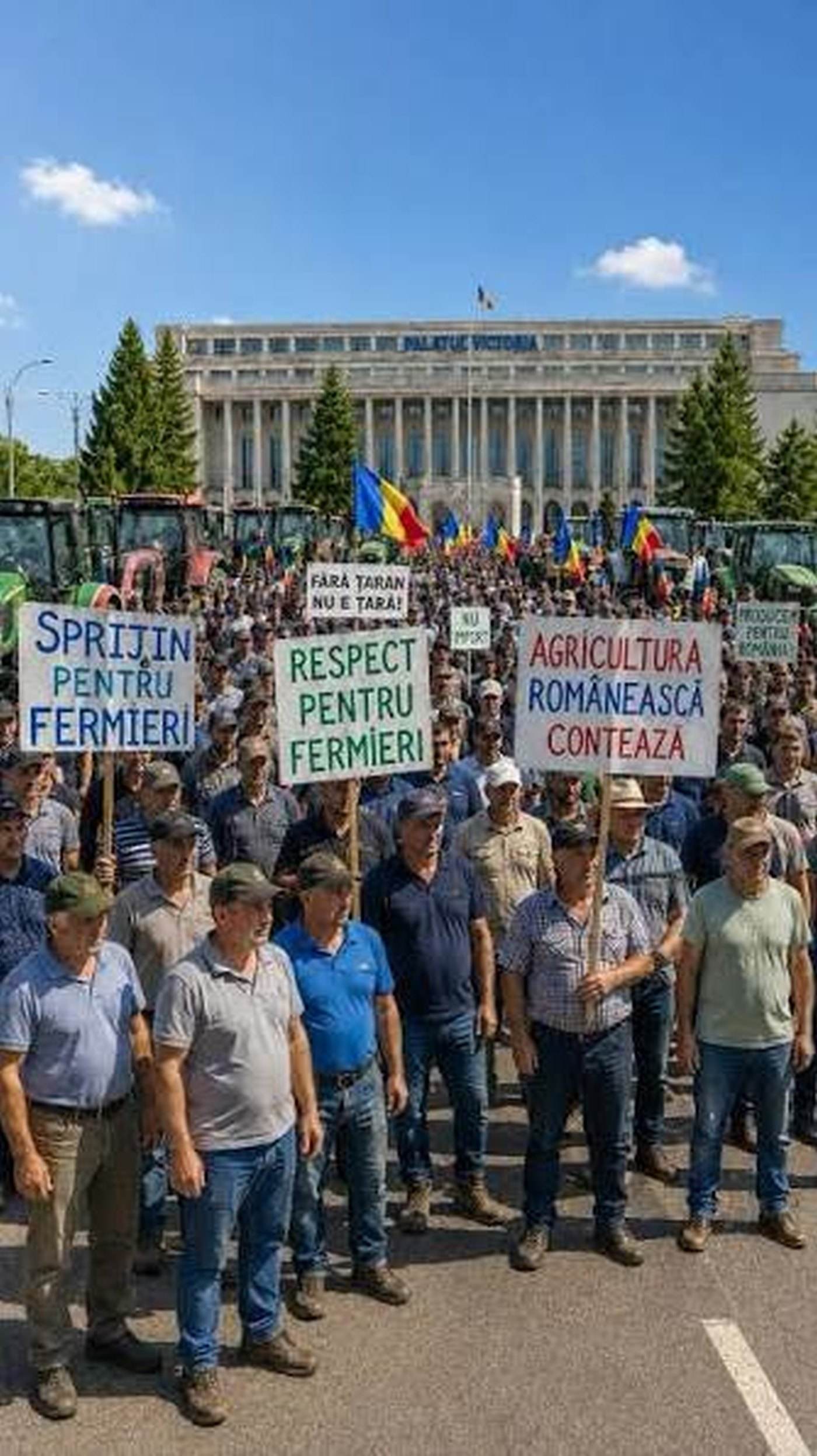 Cinci persoane au avut nevoie de asistență medicală în Piața Victoriei în urma manifestației
