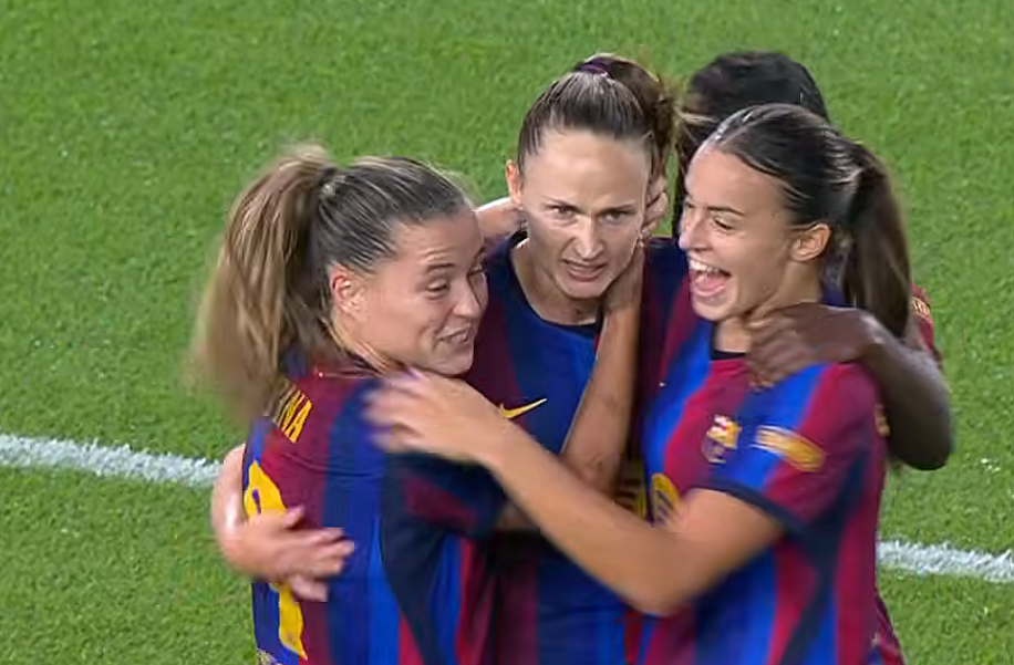 FC Barcelona a dominat partida împotriva Real Madrid cu un scor de 7-0 în liga feminină
