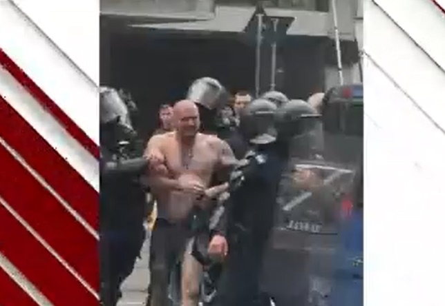 Un organizator al protestelor violente din Piața Victoriei a fost reținut de forțele de ordine