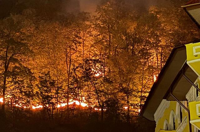 Incendiul din Parcul Național Domogled: Recunoaștere aeriană pentru stabilirea priorităților de intervenție