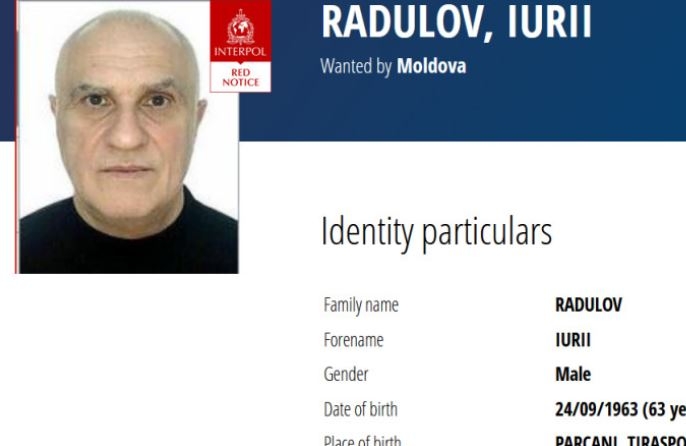 Iurie Radulov, cunoscut sub numele de Babior, a fost reținut în Turcia după eliberarea condiționată