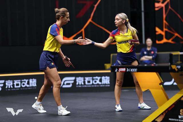 Eliminare pentru Bernadette Szocs și Elizabeta Samara la proba de dublu feminin, China Smash 2026