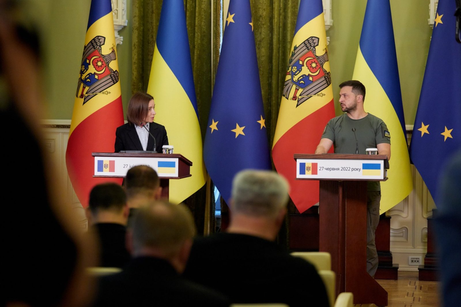 Zelenski susține că Rusia a atacat intenționat Republica Moldova cu drone în timpul zborului său