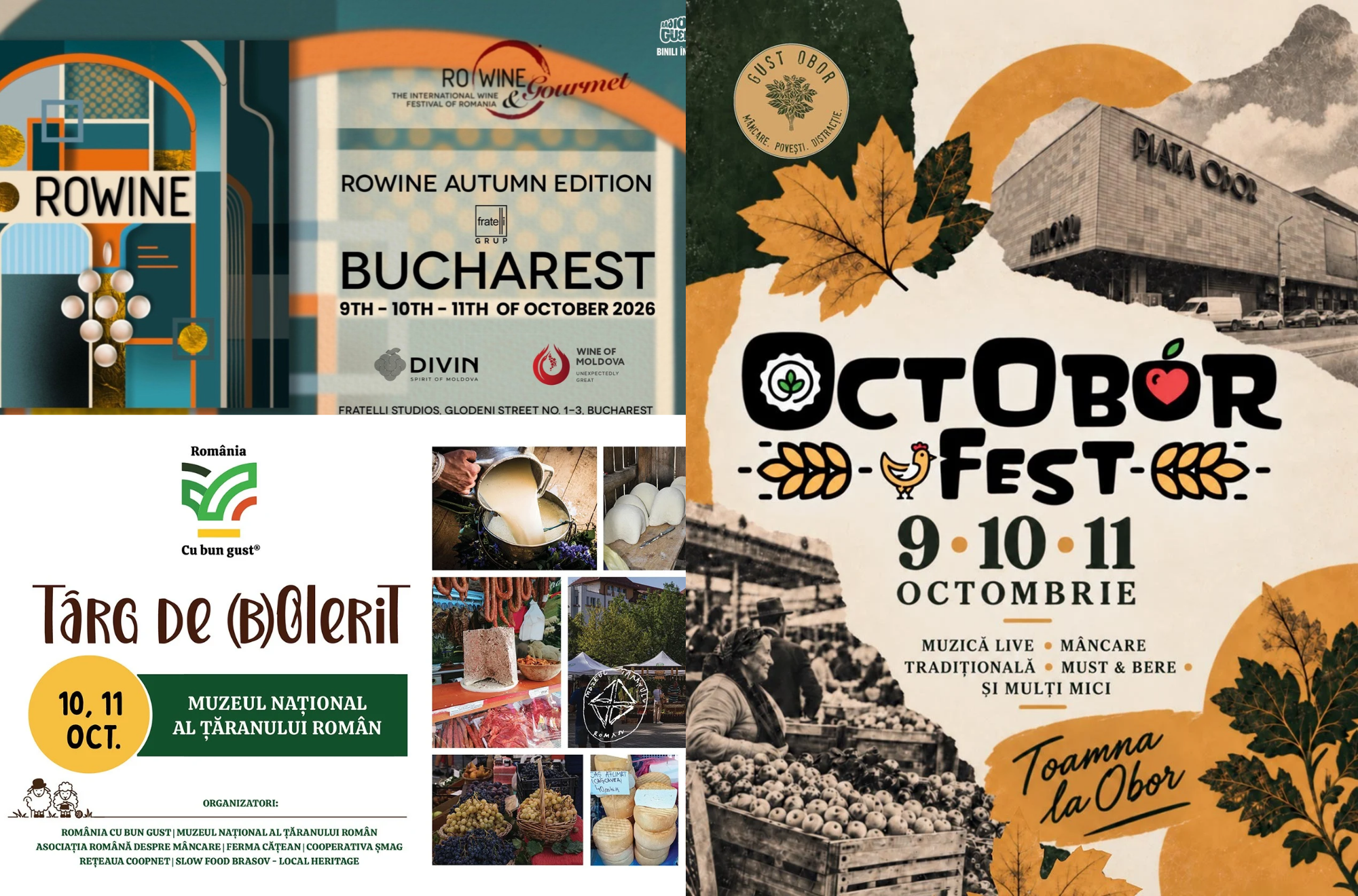 Festivaluri culinare și târguri de produse tradiționale în întreaga țară în acest weekend