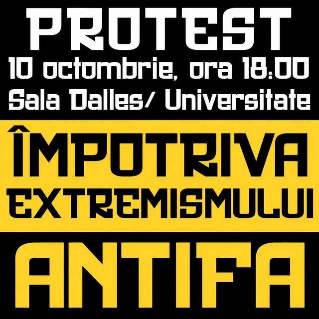 Manifestație organizată de ultrași de extremă dreapta în centrul Bucureștiului sâmbătă după-amiaza