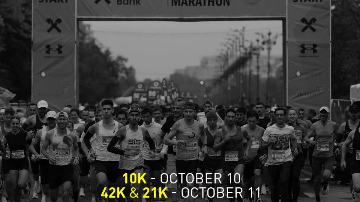 Restricții majore de trafic în București pe 10 și 11 octombrie din cauza Maratonului Internațional