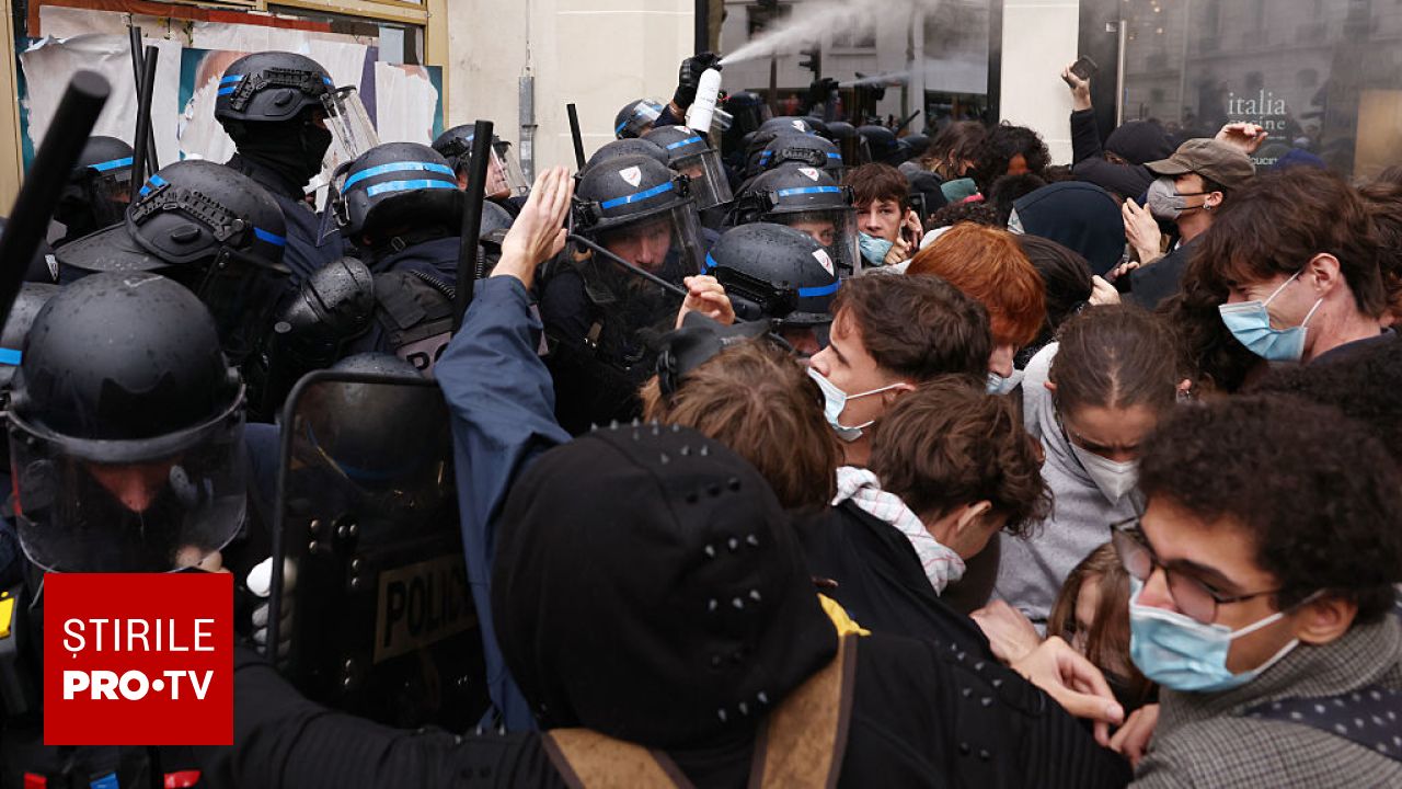 Violențe și intervenții ale forțelor de ordine în Franța și Belgia în urma protestelor masive