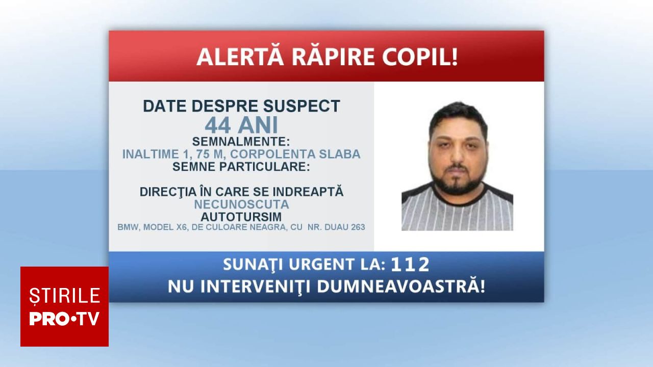 Alertă răpire copil în Teleorman: o fată de 12 ani a fost urcată forțat într-un autoturism