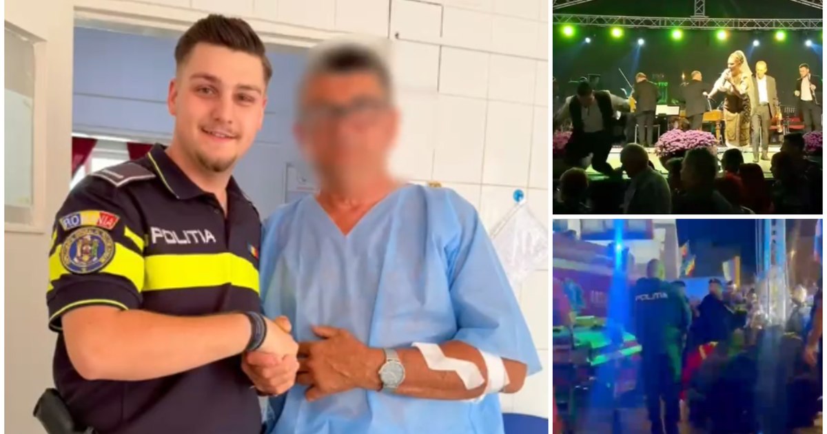 Un polițist din Argeș a întrerupt un recital de muzică populară pentru a salva un spectator inconștient