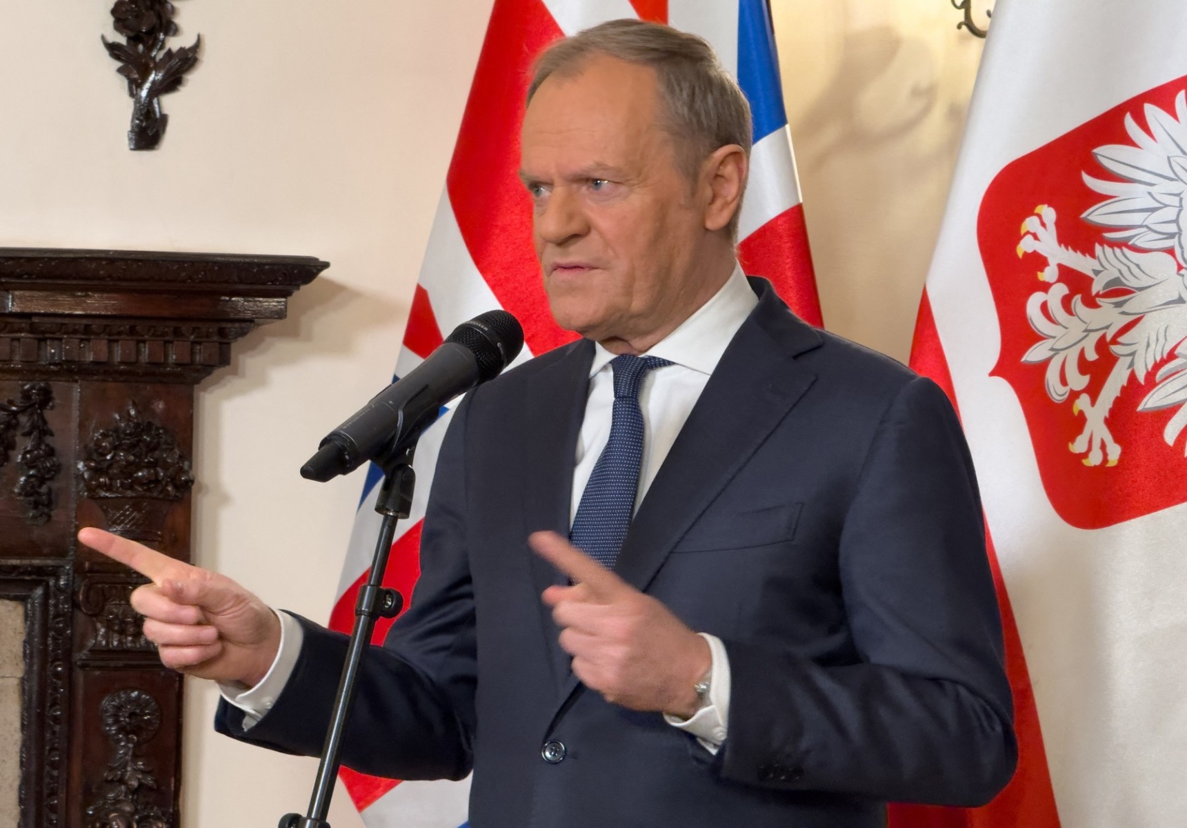 Poliția din Polonia a reținut un bărbat suspectat că plănuia un atac asupra premierului Donald Tusk
